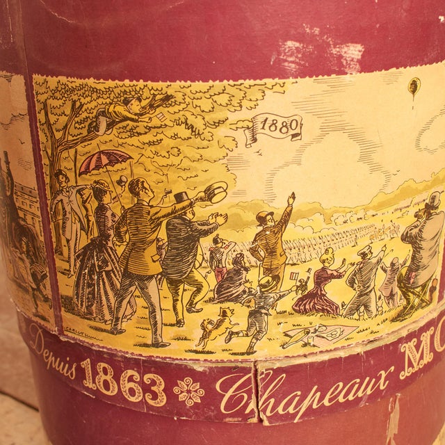 French Hat Boxes, 19th Century, Set of 3 For Sale - Image 12 of 14