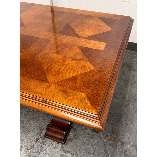 Stanley Furniture Stanley Furniture Trestle Extension Dining Table For Sale - Image 4 of 12