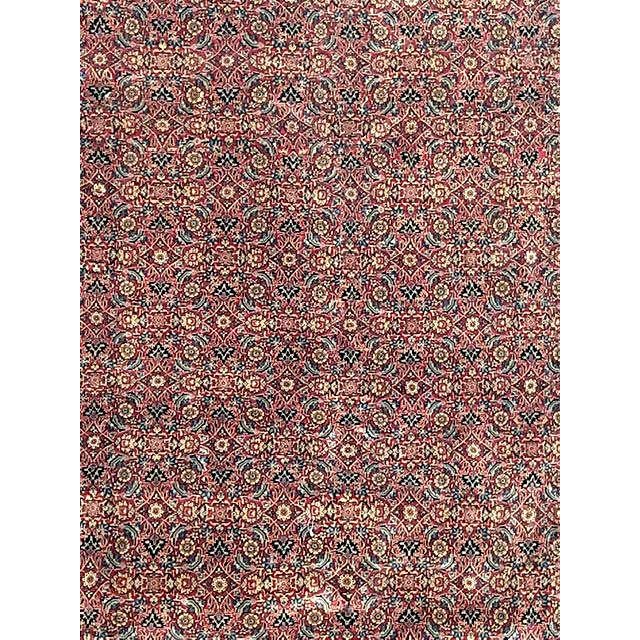 Persian Square Indo Ferahan , 12' X 12'2" For Sale - Image 3 of 6