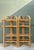 Vintage Arched Rattan Accordion Etagere For Sale - Image 9 of 12