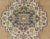Blue Vintage Turkish Oushak With Floral Medallion in Bronze, Blue Color 6'10 X 11'5 For Sale - Image 8 of 10