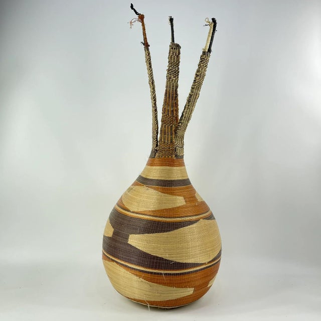 Early 20th Century Tutsi Basket Rwanda For Sale - Image 10 of 15