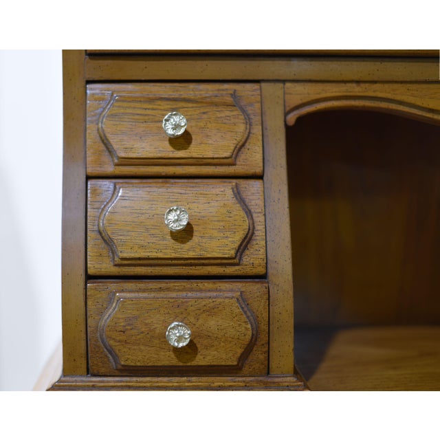 Vintage French Provincial Secretary Desk by Thomasville For Sale - Image 10 of 13