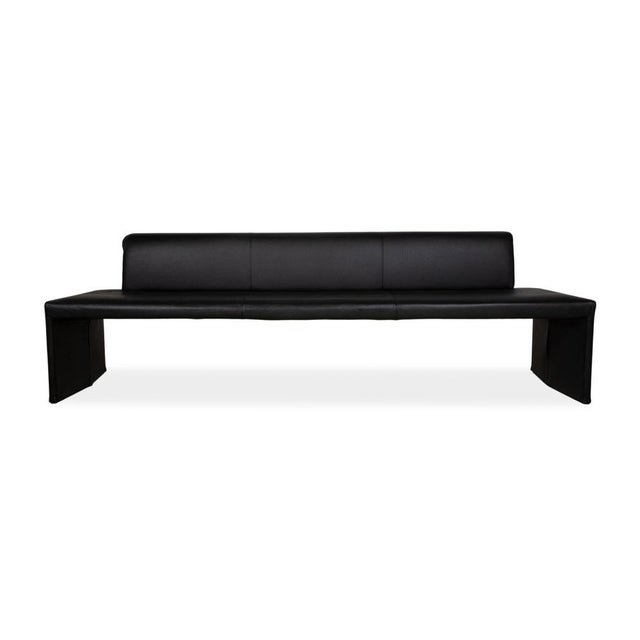 Together Bench in Black Leather from Walter Knoll / Wilhelm Knoll For Sale - Image 10 of 10