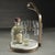 Glass Tequilero 10-Piece Tequila Shot Set with Marble Cutting Board, Gold For Sale - Image 7 of 8