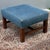 Vintage Chippendale Block Leg Ottoman or Foot Stool perfect to go with a lounge chair or wingback.