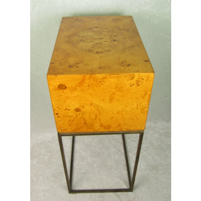 Mid 20th Century Milo Baughman Style Small 3 Drawer Jewelry Chest For Sale - Image 9 of 18