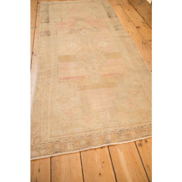 Old New House Vintage Distressed Oushak Rug Runner - 2'9" x 6'1" For Sale - Image 4 of 8