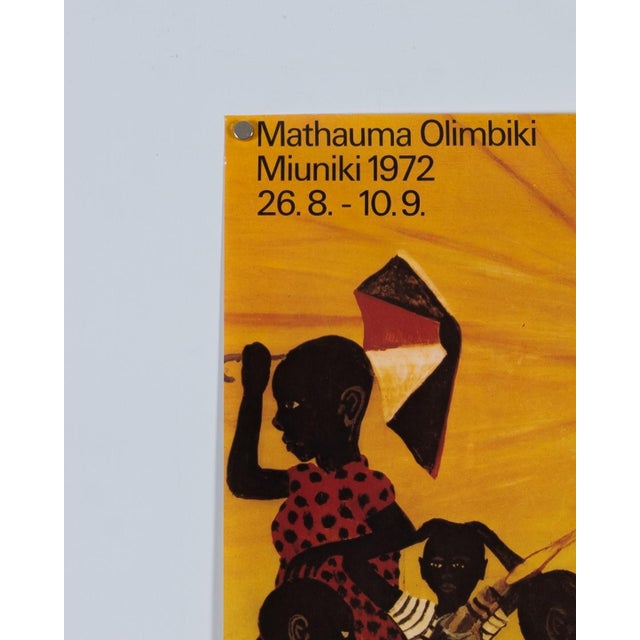 1970s Original Olympic Poster by Ancent Soi, 1972 For Sale - Image 5 of 9