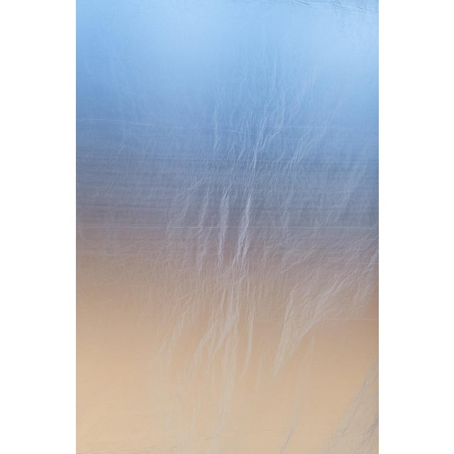 Contemporary Contemporary Minimalist Photography Print, 'Meadow Gradient I' Abstract Art Print, 21 X 31" Framed (White) Fine Art Photograph For Sale - Image 3 of 3