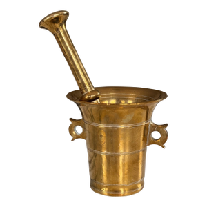 Vintage Brass Mortar and Pestle