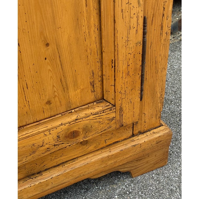 Pine Two Door Two Drawer Dresser Base For Sale - Image 10 of 18