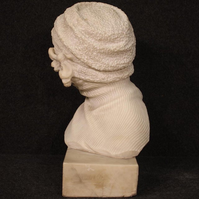 1930s Italian Artist, Figurative Sculpture, 1930, Marble For Sale - Image 5 of 13