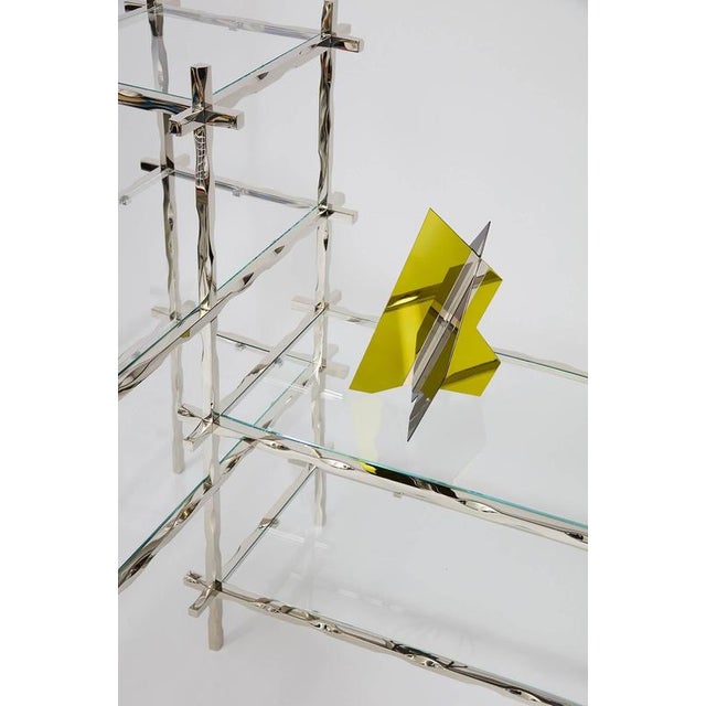 Geometric Fluide Bookcase by Jennifer Midoz For Sale - Image 4 of 12
