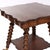 1900 - 1909 Large Antique Rj Horner School Carved Oak Lamp Table With Gilt & Crystal Feet For Sale - Image 5 of 7