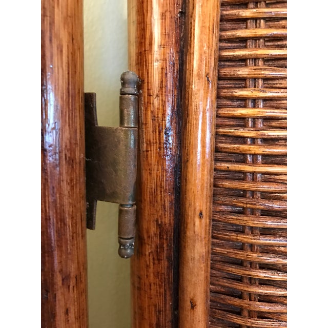 Vintage Rattan Room Divider Chairish
