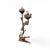 19th Century Pair of 3 Arm Italian Candelabras in Gilded Tole For Sale - Image 4 of 7