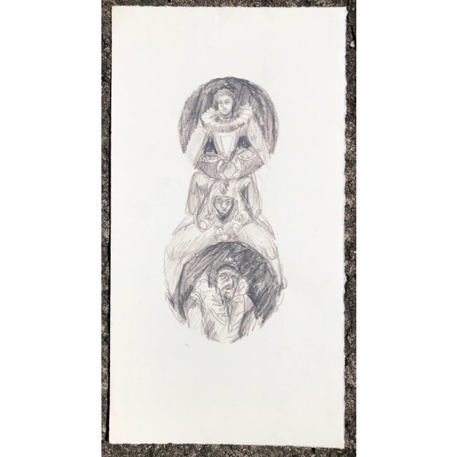 Drawing renaissance figures by Atlanta artist Adrienne Anderson (1949-2020). Anderson earned her MFA from University of...