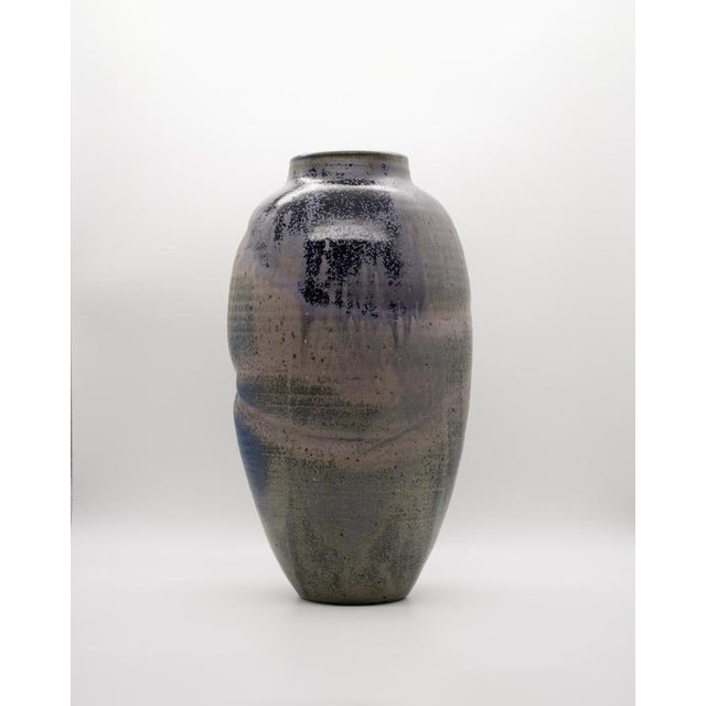 Postmodern Studio Ceramic Vase by Daniel Achermann, Early 1990s For Sale - Image 3 of 11