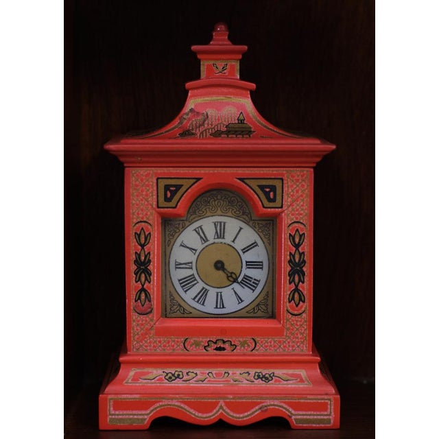 Brown Small Franklin Mint Clocks with Wall Unit, 1980s, Set of 13 For Sale - Image 8 of 16