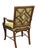 Brown Lane Venture Tradewinds Rattan Arm Chairs, Set of Six, Excursions, Chippendale Style, Striped Upholstery For Sale - Image 8 of 12