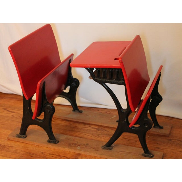 Antique Child's Sears and Roebuck Desk & Seat Set | Chairish