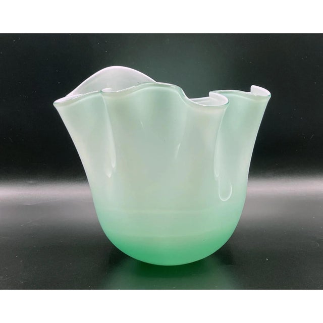 1970s Murano Style Flying Hand Handkerchief Vase, 1970s For Sale - Image 5 of 13