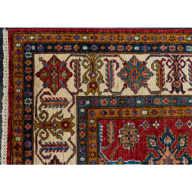Oriental Handmade Rug 6'10" x 9'9" For Sale - Image 4 of 4