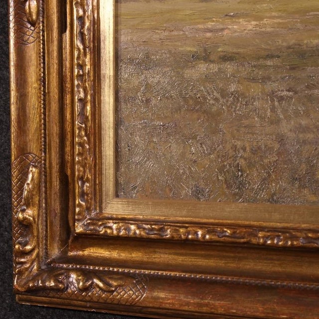 Giuseppe Gheduzzi, Landscape Composition, 1920s, Oil Painting on Board, Framed For Sale - Image 13 of 16