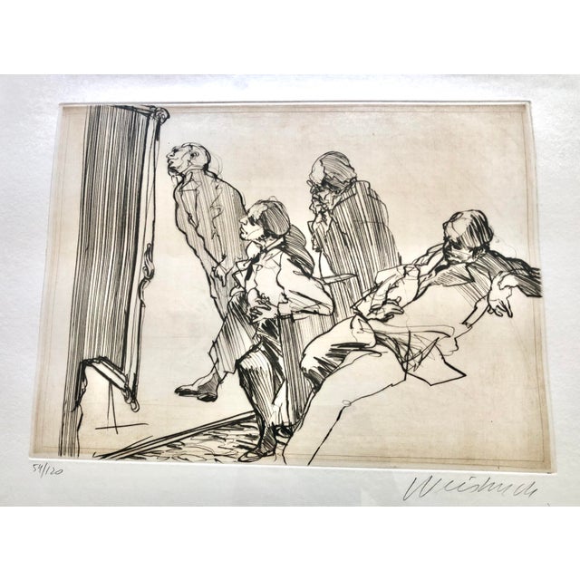 Wood 1990s Claude Weisbuch, “Au Musée” Certificate of Authenticity For Sale - Image 7 of 10