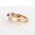 18k Yellow Gold Ring With 0.29ct Ruby & 0.31ct Diamond Accents For Sale - Image 9 of 18