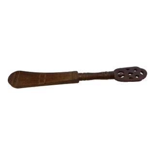 Early 20th Century Hand Carved Wooden Suriname Laundry Beater Made by Maroon People For Sale