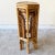 Wood Boho Chic Hexagonal Tortoise Shell Bamboo Nesting Pedestals For Sale - Image 7 of 11