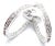 Van Cleef & Arpels Diamond White Gold Large Hoop Earrings, A Pair For Sale - Image 9 of 13
