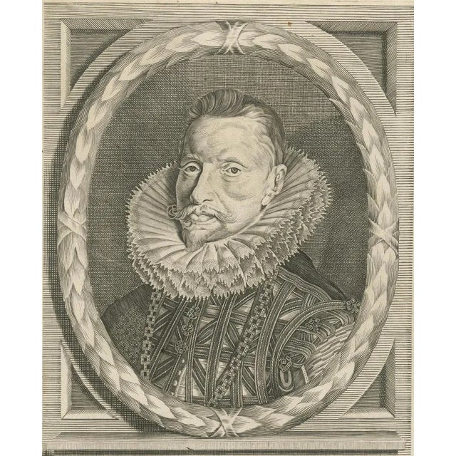 Houbraken, Archduke Albert of Austria, 1750, Engraving For Sale - Image 6 of 10