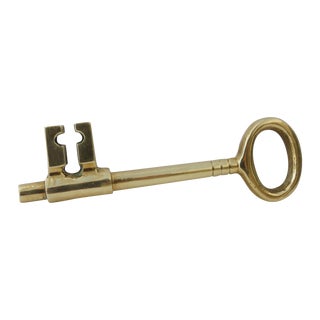 Brass Skelton Key For Sale