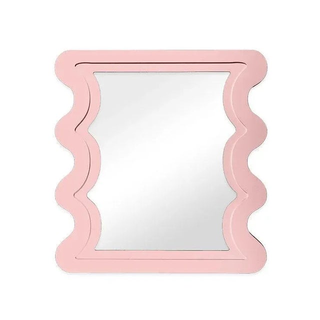 Contemporary Fleur Home Carnival Mystic Rectangle Mirror in Authentic Pink, 30x40 For Sale - Image 3 of 3