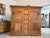Original antique Baroque double pantry cupboard made of solid/softwood. Dimensions: Height x Width x Depth 174.5 x 198 x...