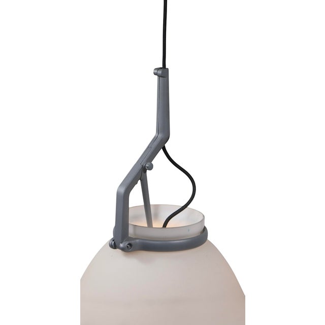 Post Modern Luce Plan Hanging Fixture Pendant Chandelier by Paolo Rizzatto C 1980/90's For Sale - Image 12 of 12