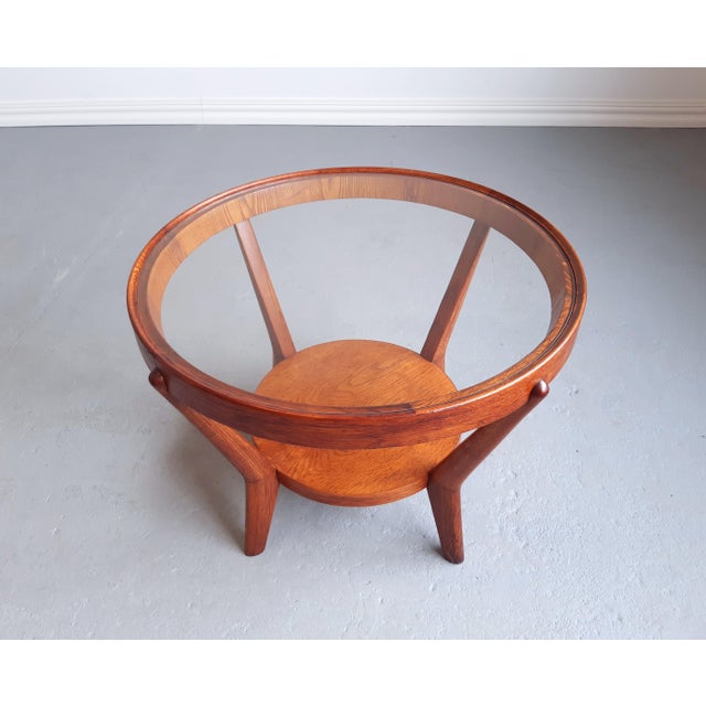 Czech Coffee Table by Kozelka and Kropacek for Interier Praha, 1950s For Sale - Image 6 of 11