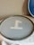 1960s Vintage Illuminated Sign Lenses, Backlit Drive-Thru / Gas Station Pump Island Number Signs, 17-Inch Round Metal & Acrylic Signs (Pair #1 & #2) For Sale - Image 5 of 10