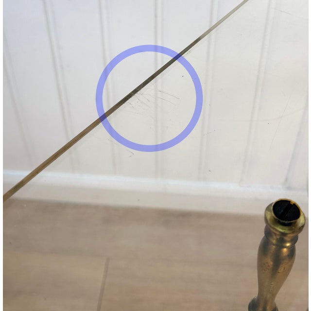 Vintage 1970s Brass & Lucite 4-Tier Etagere Plant Stand For Sale - Image 6 of 9