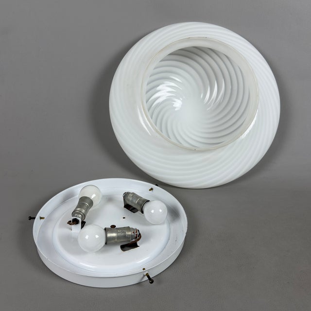 Murano Glass Ceiling Lamp, 1970s For Sale - Image 9 of 16