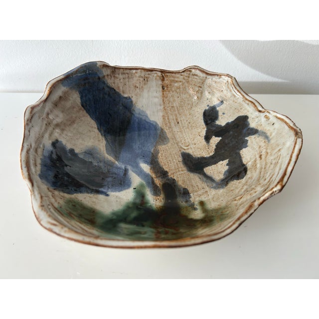 Vintage Studio Pottery Bowl, Signed "Chi" For Sale In Miami - Image 6 of 9