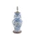 Asian Blue and White Floral Porcelain Ginger Jar Lamp For Sale - Image 3 of 3