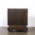 Mid-Century Modernist Shadowbox Mirrored Front Walnut & Black Lacquer End Table For Sale - Image 9 of 15