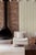 Garden Leaf Stripe Grasscloth Wallpaper by House Party | Rattan & White | 8 Yards For Sale In Charlotte - Image 6 of 7