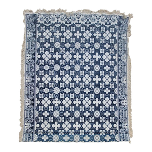 19Thc Blue & White Coverlet