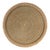 2020s Flora 40 in. W Round Rattan Scalloped Edge Coffee Table, Natural Rattan For Sale - Image 5 of 6