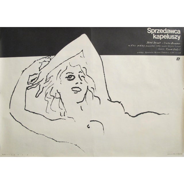 1982 Polish Movie Poster - Les Fantômes Du Chapelier (Sprzadawca Kapeluszy) For Sale